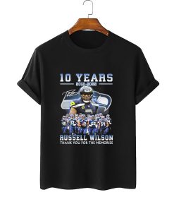 Russell Wilson Seattle Seahawks 2012 2022 Thank You For The Memories Shirt