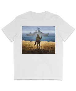 Russian Warship Go Fuck Yourself Stamp Ukraine Shirt
