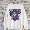 Sacramento Basketball 90s Throwback Crewneck Unisex Sweatshirt