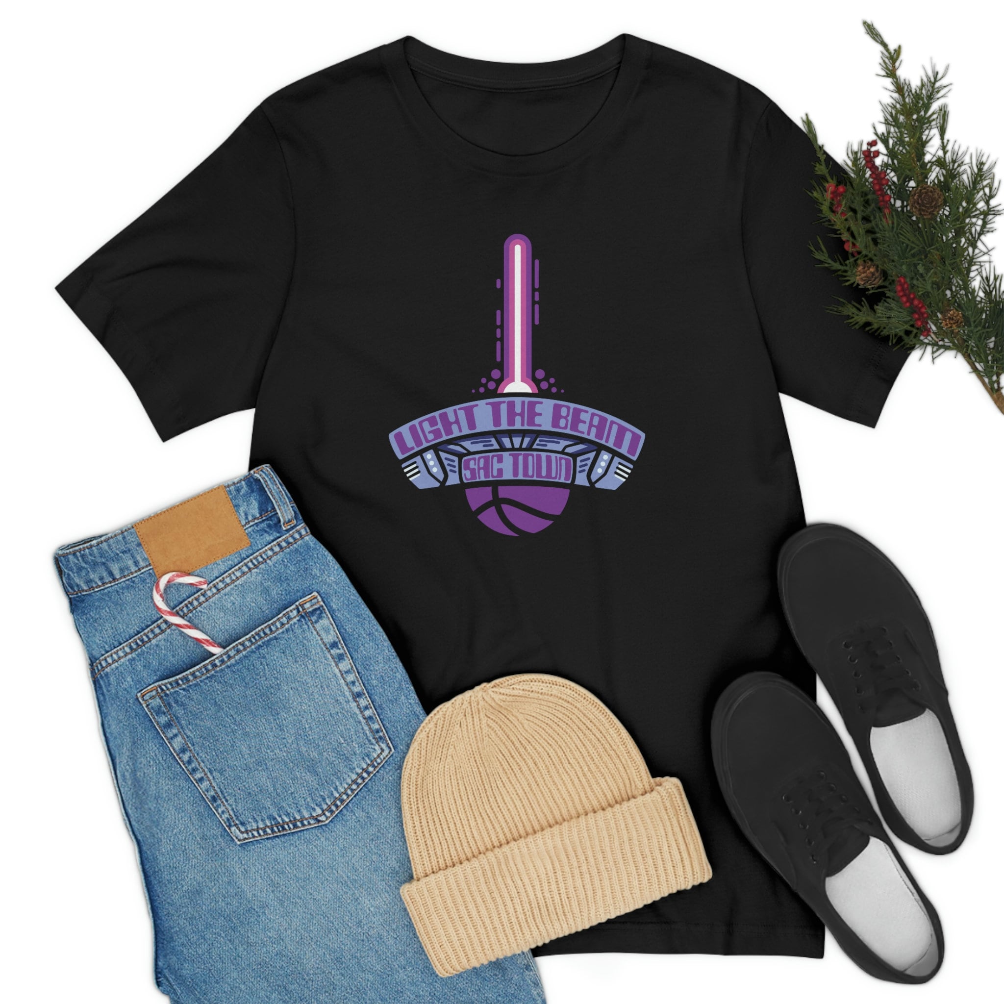 Sacramento Basketball Light The Beam Tshirt Sacramento Basketball Light The Beam Tshirt