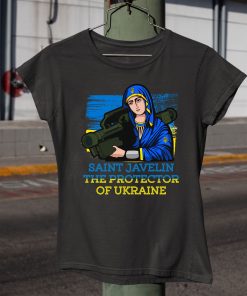 Saint Javelin The Protector Of Ukraine Stop War Shirt