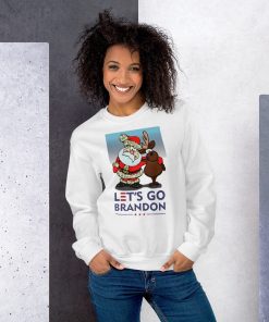 Santa Rudolf Lets Go Brandon Christmas Unisex Sweatshirt