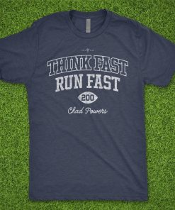Saquon Barkley Think Fast Run Fast Chad Powers T- Shirt
