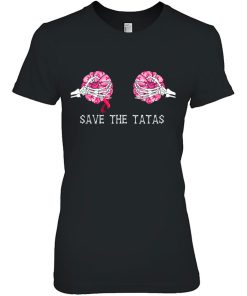 Save The Tatas Pumpkin Breast Cancer Awareness Gift Shirt