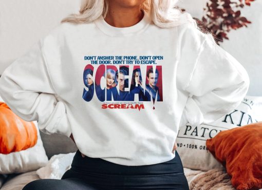 Scream Retro 90s Cult Horror Film Sweatshirt