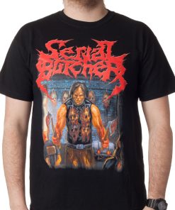 Serial Butcher A Crash Course In Cranium Crushing T-Shirt