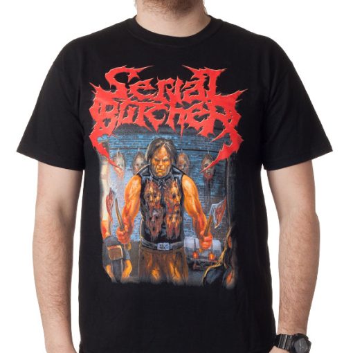 Serial Butcher A Crash Course In Cranium Crushing T-Shirt