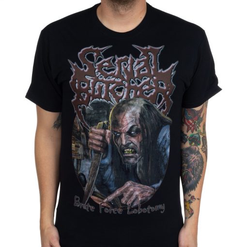 Serial Butcher Brute Force Lobotomy T-Shirt