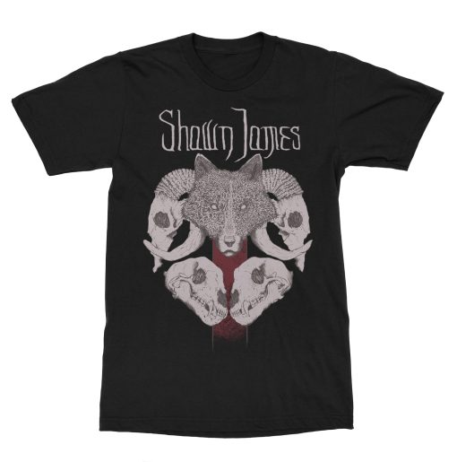 Shawn James Wolf Skull T-Shirt