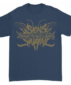 Signs of the Swarm Amongst the Font & Cresty Navy+Gold T-Shirt