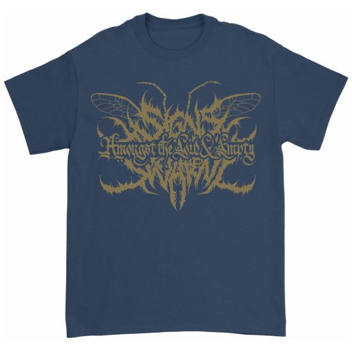 Signs of the Swarm Amongst the Font & Cresty Navy+Gold T-Shirt