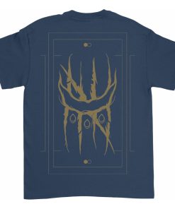 Signs of the Swarm Amongst the Font & Cresty Navy+Gold T-Shirt 2 Signs of the Swarm Amongst the Font Cresty NavyGold T Shirt 3