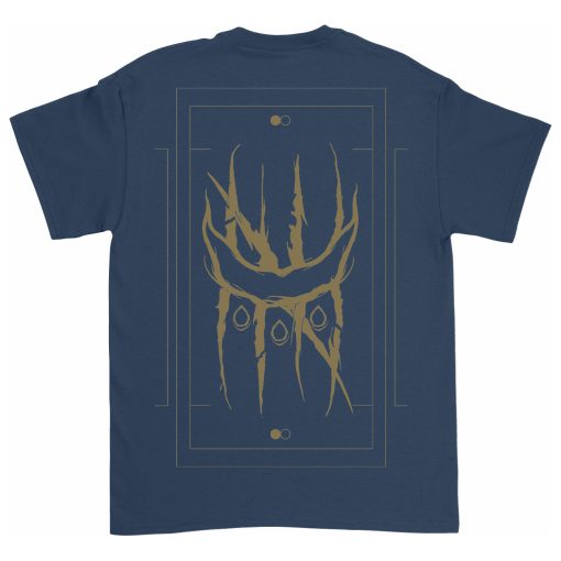 Signs of the Swarm Amongst the Font & Cresty Navy+Gold T-Shirt