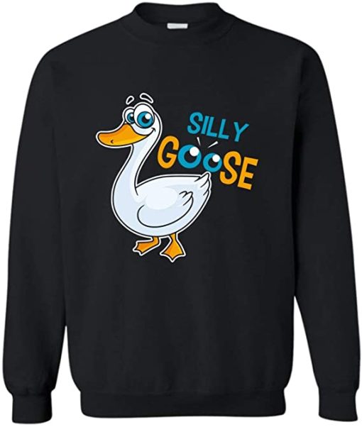 Silly Goose Funny Crewneck Sweatshirt