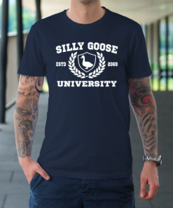 Silly Goose University Funny Meme School Bird T-Shirt
