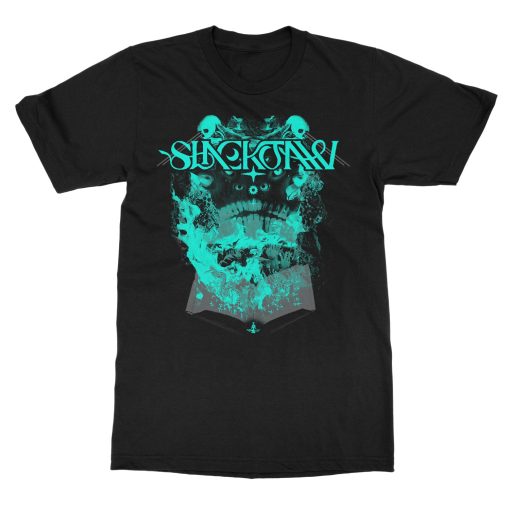 Slackjaw Hex (Cyan) T-Shirt