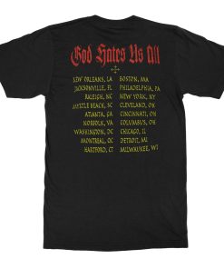 Slayer God Hates Us All Tour T-Shirt