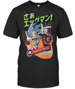 Sonic the Hedgehog with Kanji Shirt
