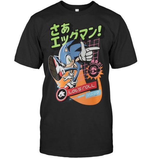 Sonic the Hedgehog with Kanji Shirt