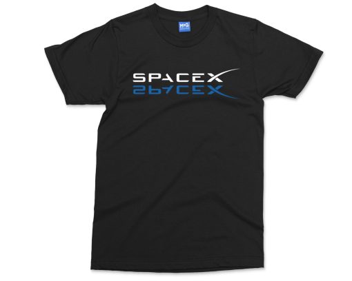 SpaceX Mirrored Logo T Shirt