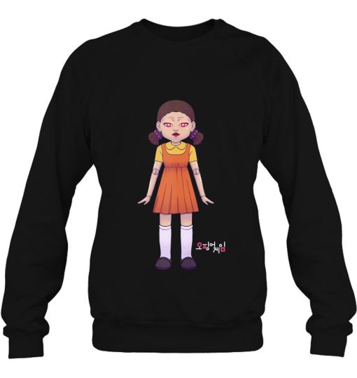 Squid Game Doll Logo Sweatshirt For Men Women