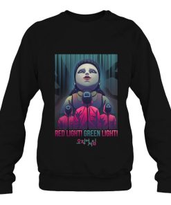 Squid Game Doll Red Light Green Masked Guards Sweatshirt