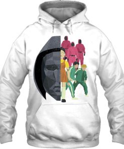 Squid Game Front Man Split Logo Hoodie