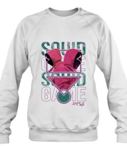 Squid Game Pink Soldiers Korean Drama Stacked Symbol Sweatshirt