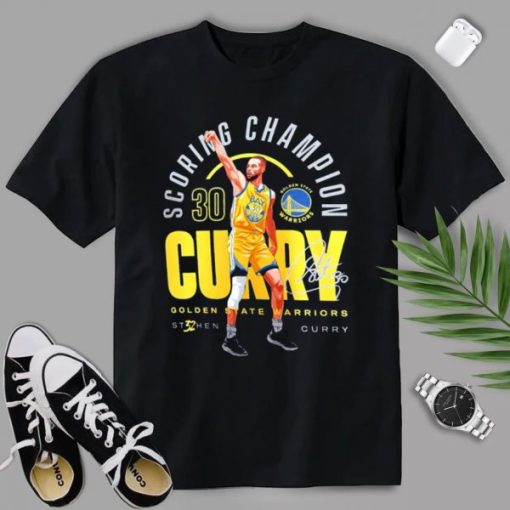 Stephen Curry Golden State Warriors NBA Scoring Champion T-Shirt