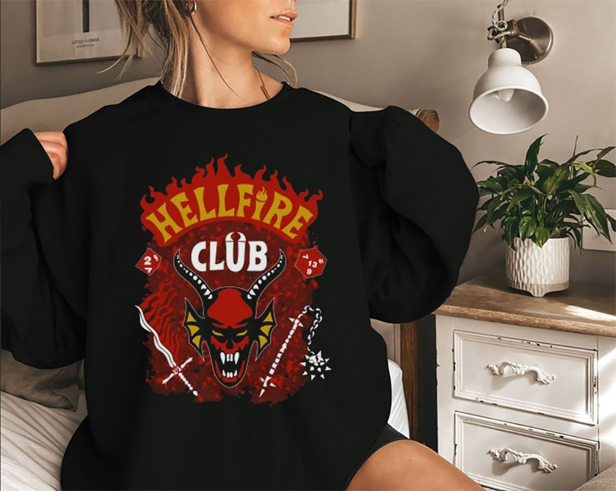 Stranger Things 4 Hellfire Club T-Shirt Stranger Things 4 Hellfire Club T-Shirt