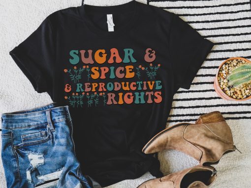 Sugar And Spice Reproductive Rights Pro-Choice Abortion Unisex Shirt