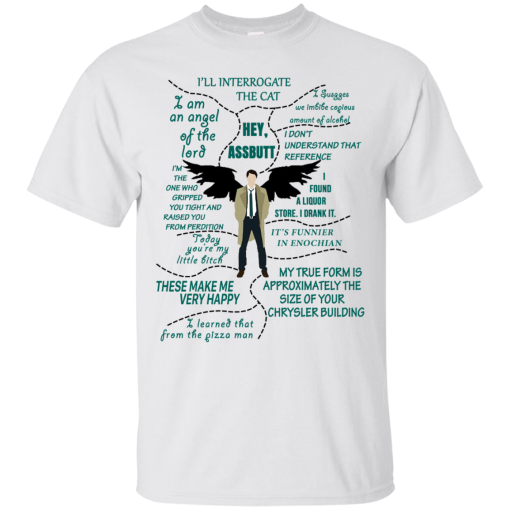 Supernatural Castiel – Hey Assbutt, I Am An Angel Of The Lord Shirt, Hoodie