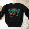 Sweatshirt For Basketball Fan Old School Grizzlies