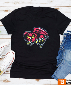Temple Owls University Big Mascot Print T-shirt For Fan
