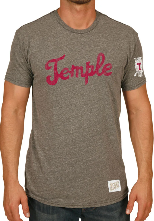 Temple Owls University Fashion Print T-shirt For Fan