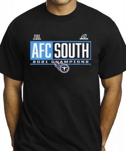 Tennessee Titans 2021 AFC Division Champions T-Shirt Tennessee Titans 2021 AFC Division Champions T-Shirt