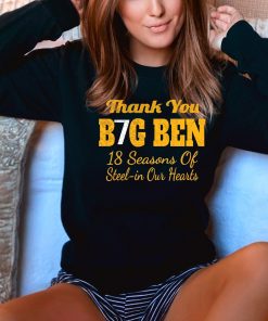 Thank You Big Ben Long Pittsburgh Steelers Sweatshirt Thank You Big Ben Long Pittsburgh Steelers Sweatshirt
