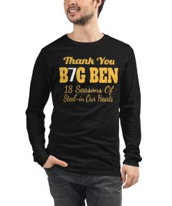 Thank You Big Ben Long Pittsburgh Steelers Sweatshirt 3 Thank You Big Ben Long Pittsburgh Steelers Sweatshirt 4