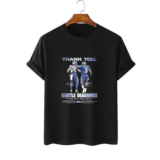 Thank You Bobby Wagner 10 Years 2012 2022 Seattle Seahawks Siganture Shirt