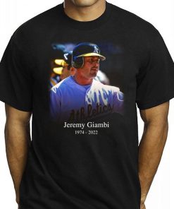 Thank You For The Memories Jeremy Giambi 1974-2022 Shirt