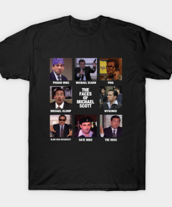 The Faces Of Michael Scott Office T Shirt