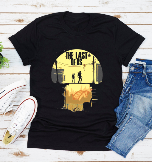 The Last Of Us Joel And Ellie Retro T-shirt