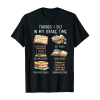Things I Do In My Spare Time Read Books Gift Lovers T-Shirt