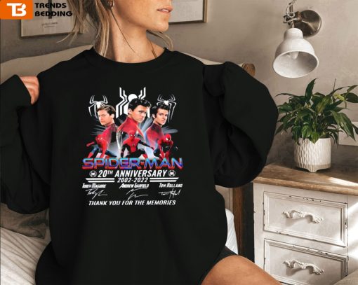 Three Spiderman 20th Anniversary 2002-2022 Sweatshirt