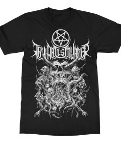 Thy Art Is Murder Riddick Skull Pile T-Shirt