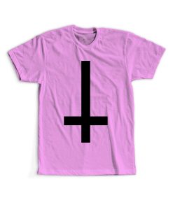 Time To Kill Records Pink reverse cross t-shirt T-Shirt