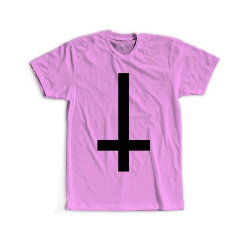 Time To Kill Records Pink reverse cross t-shirt T-Shirt