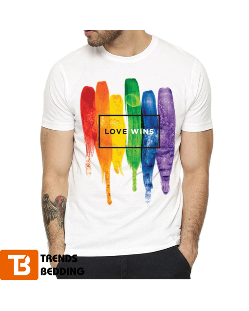 True Love Wins LGBT Gay Pride Power Valentine T-shirt