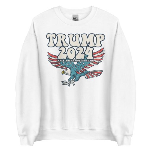 Trump 2024 MAGA Distressed Unisex Sweatshirt