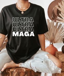 Trump 2024 Ultra Maga Patriot Republican Conservative T Shirt